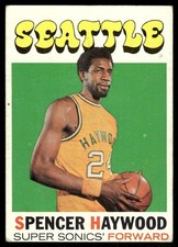 1971-72 Topps Spencer Haywood Rookie Seattle SuperSonics #20