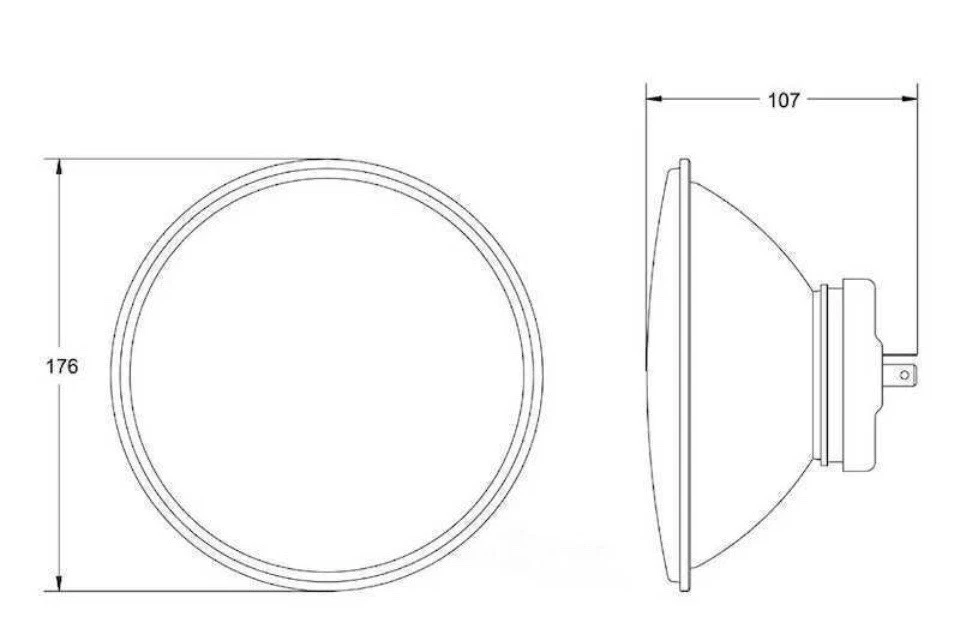 Conjunto de faros Hella 002395071 NUEVO Foto 2 de 4