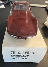 1976 Chevrolet Corvette Promo Model Car W/Box - Excellent Original Condition