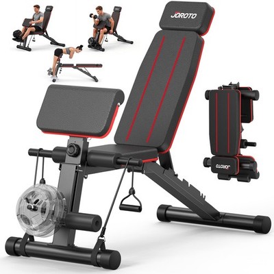 Adjustable Weight Bench for Home Gym, 1000 LBS Capacity, Foldable Incline Declin