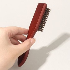 Barber Beard Brush for Men Durable Wooden Handle Hair Sweeping Tool