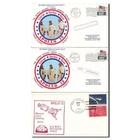 Apollo 12 USS Hornet + RARE IN/OUT Quaratine cover set - RARE - 12338
