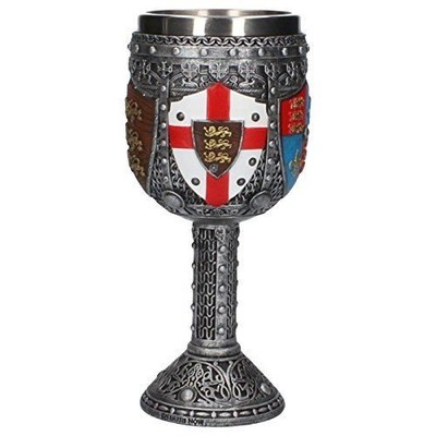 Mittelalter Kreuzritter Ritter Kelch abnehmbar Edelstahl