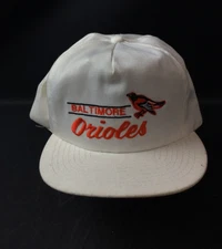 VTG American Needle Licensed Baltimore Orioles Embroidered Snapback Hat RARE!