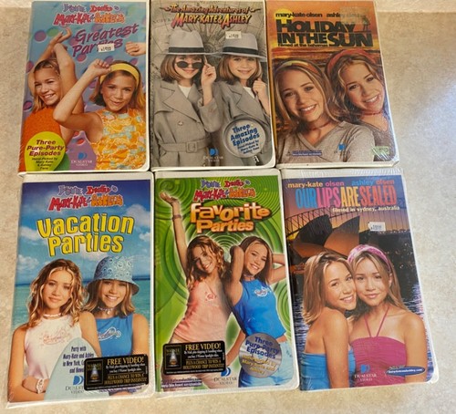Mary-Kate & Ashley Olsen New Sealed Collectable VHS Tapes Lot Of 6