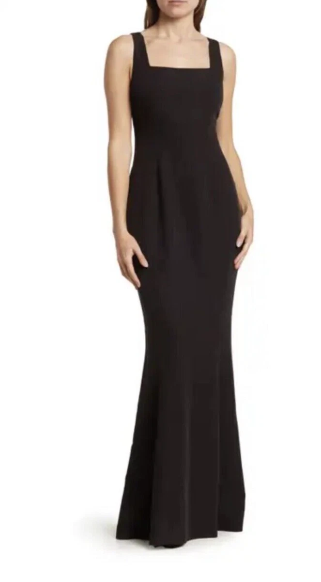 Laundry By Shelli Segal Square Neck Mermaid Gown Outlet