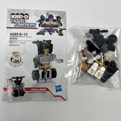 Transformers Kreo PROTECTOBOT GROOVE Kre-O Micro Changers Mini Figure 2 in 1 Kit