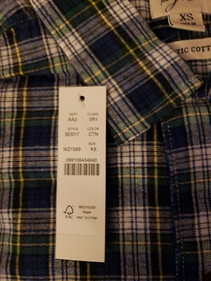 J Crew Rustic Cotton Camp Collar Shirt Size XS New with Tags | eBay