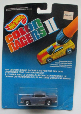 Hot Wheels Colors Racers 2 '55 Chevy NEW SEALED Carded NIP vintage 1989 ...