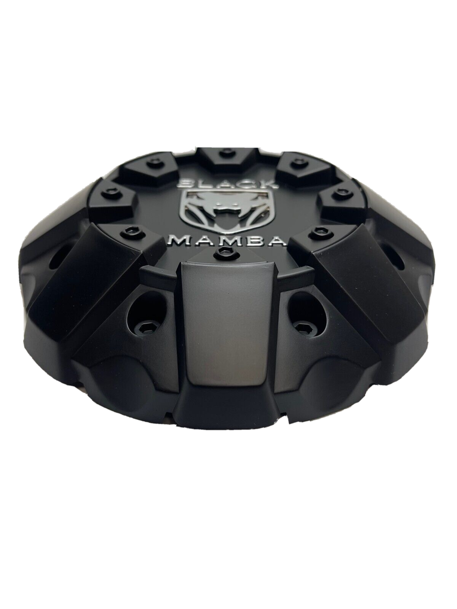 Black Mamba Matte Black Wheel Center Cap C8765K178-BM 31N219 Black Mamba Matte Black Wheel Center Cap C8765K178-BM 31N219