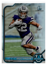2021 -22 Bowman University #43 Deuce Vaughn Silver   Kansas State Wildcats