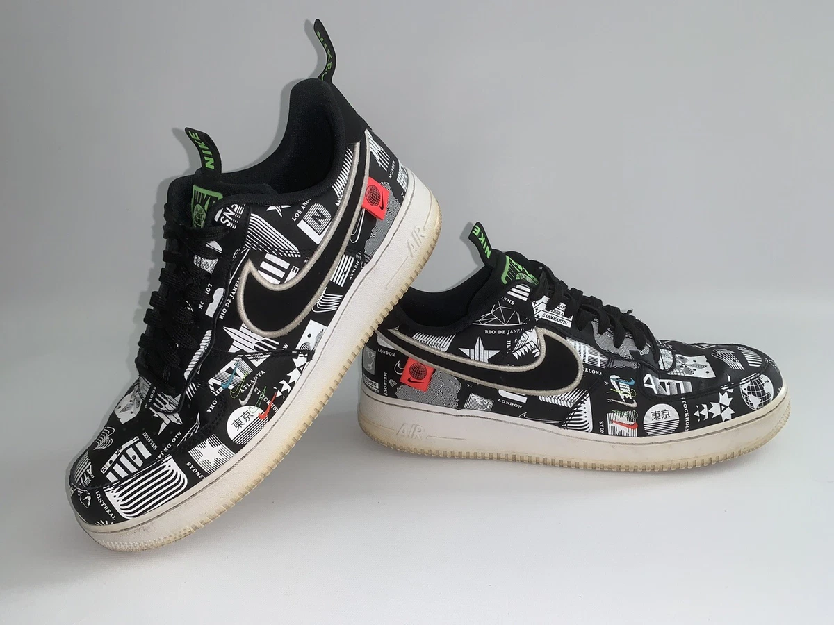 Nike Air Force 1 '07 LX Worldwide Pack Black shoes 