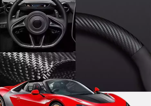 15" PU Leather+Carbon fiber Steering Wheel Cover For 1916-2025 BMW All Cars - Picture 8 of 12