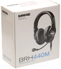 NEW Shure BRH440M Stereo Broadcast Headset Dynamic Cardioid Microphone  NO CABLE
