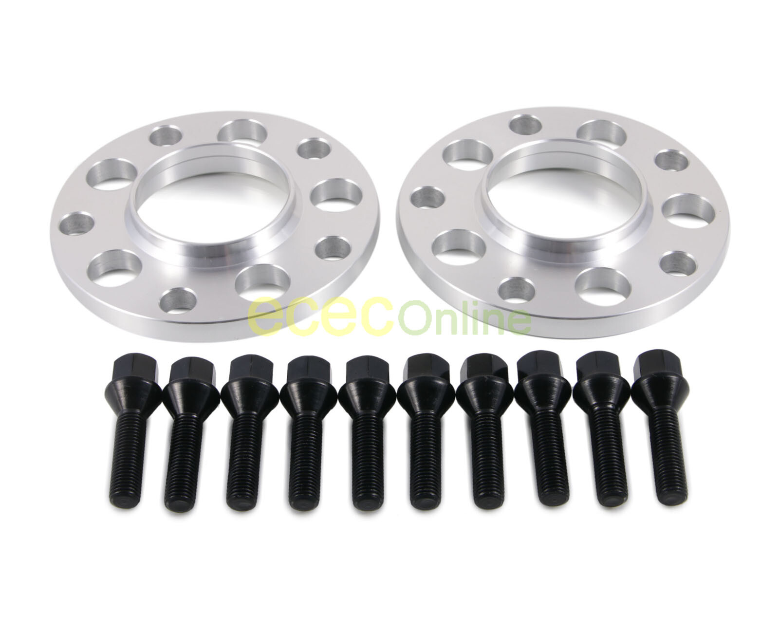 12mm (1/2") Hubcentric 5x120 Wheel Spacers 72.6 + 14x1.25 Cone Seat