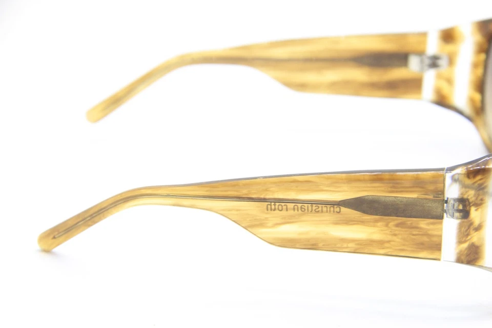 Christian Roth CR 14281 BR 棕色喇叭毕业正品框架太阳镜 58-16 — 第 4/4 张图片