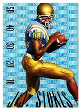 J. J. Stokes 1995 Skybox Paydirt #PD2 (ex-mt) San Francisco 49ers / UCLA