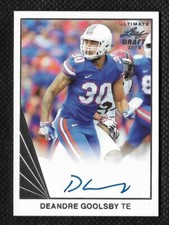 DeAndre Goolsby 2018 Leaf Ultimate Draft On-Card Autograph Rookie Card #BA-DG2 