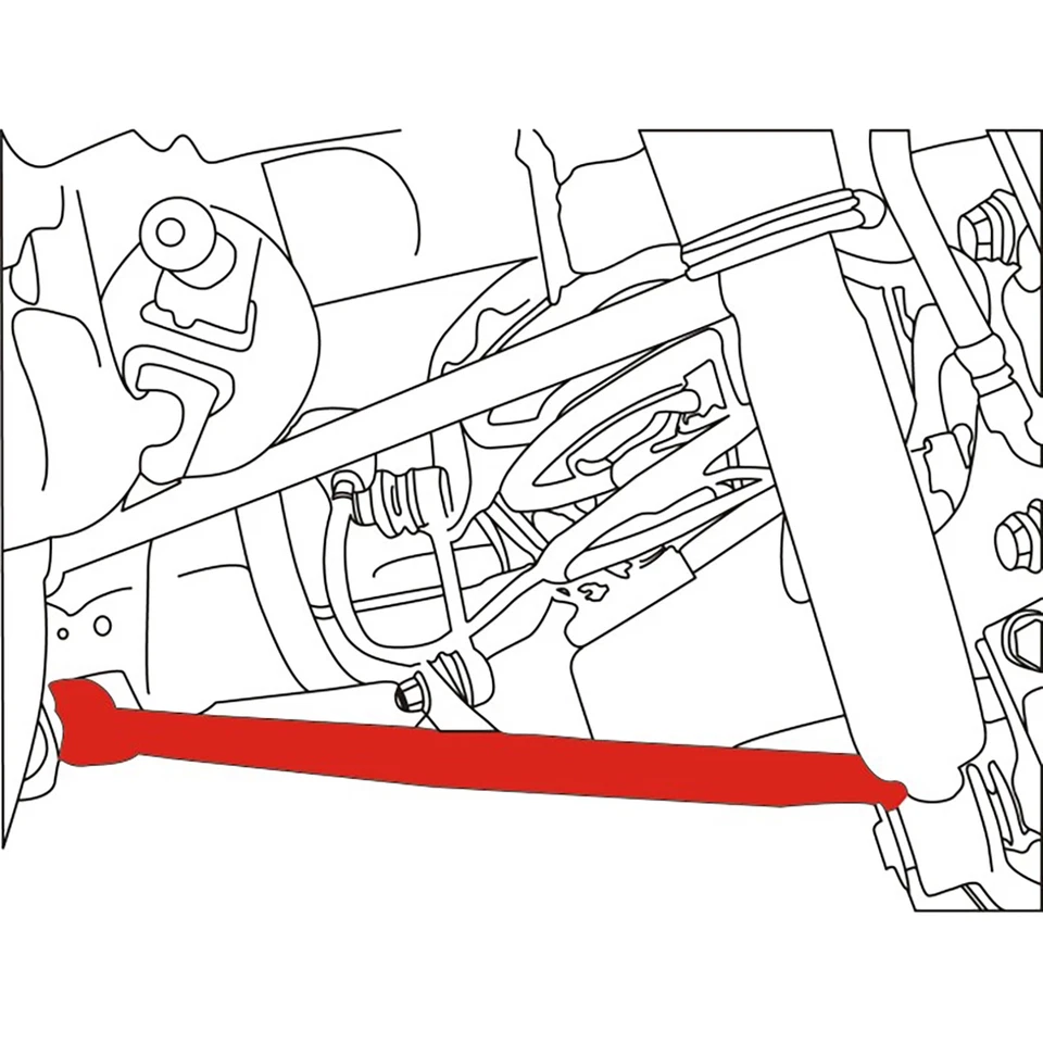 LYKT 2pcs Rear Adjustable Lower Camber Control Arms for Toyota RAV4 1996-2000 - Image 2 of 4