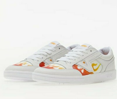 the Lenticular Lowland CC is a 90s retri WHITE FIRE FLAME LOWLAND mens 8.5 wms10