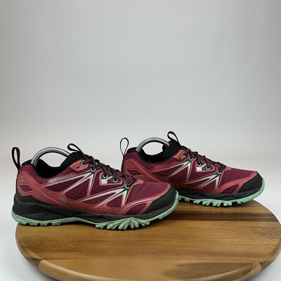 Womens Merrell Capra Bolt GTX Pink Athletic Trail Running Sneakers Size 9.5 M