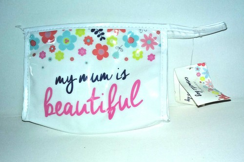Mummy's Things PVC MAKEUP COSMETIC PURSE My Mum is Beautiful SPECIAL MOTHER GIFT - Picture 13 of 18