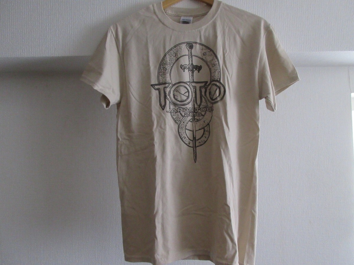 TOTO MMXVI 2016 Japan Tour Beige T-Shirt Steve Lukather Paich