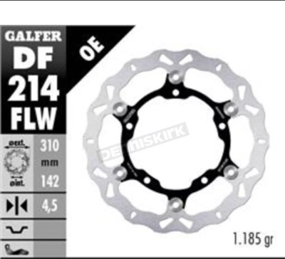 ふろう 2018-2019 for Kawasaki Ninja 400 GALFER Front Rotor DF214FLW