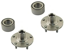 2 Front Wheel Hub Bearing Kits Fit Acura TSX Honda Accord, Accord Crosstour