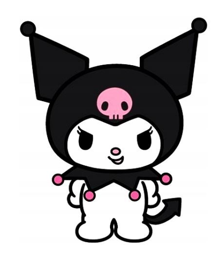 Kuromi Comestible Gato Niña Fábula Colocador de Tartas Pastel Cumpleaños + TEXTO