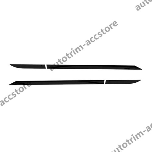 Black Body Side Molding Trim+Front Rear Bumper Strip For Toyota CHR C-HR 2025 - Picture 4 of 11