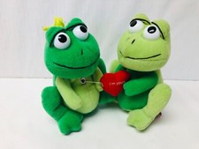 Russ Frog Plush Set "I'm Yours" w/ Heart, Valentines Day- Stuffed Animals BIN 35