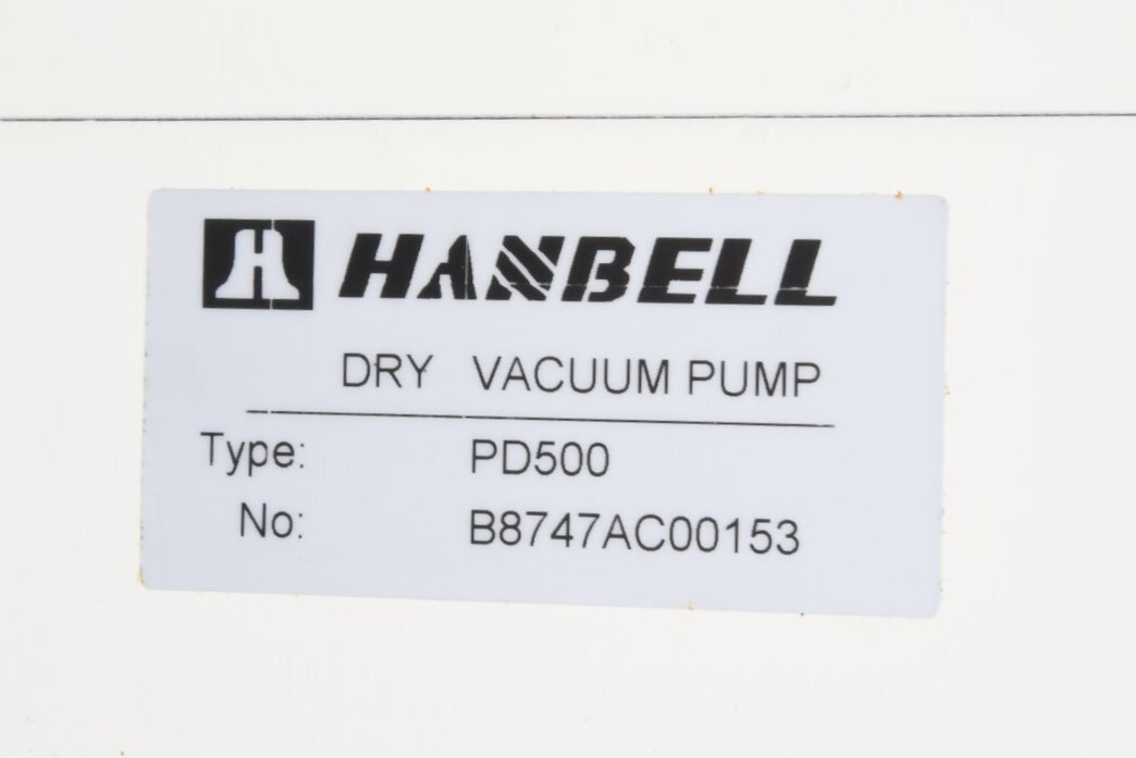 HANBELL PD2052-AC2, PR1800 + PD500, Dry Screw Vacuum Pump with panel