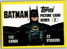 1989 Topps Batman Movie Series 2 Two Cards - PICK CHOOSE YOUR CARDS