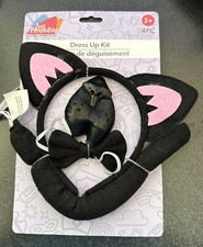 You get 1 Halloween Cat Ears Nose Tail Holiday Party Dress-up Play Funny Fancy