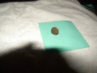 One Button Shirt Cufflink Coppertone with White Stone — photo 1