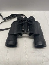 Vintage "Crown" Binocular Coated Optics 7x35 With Leather Case