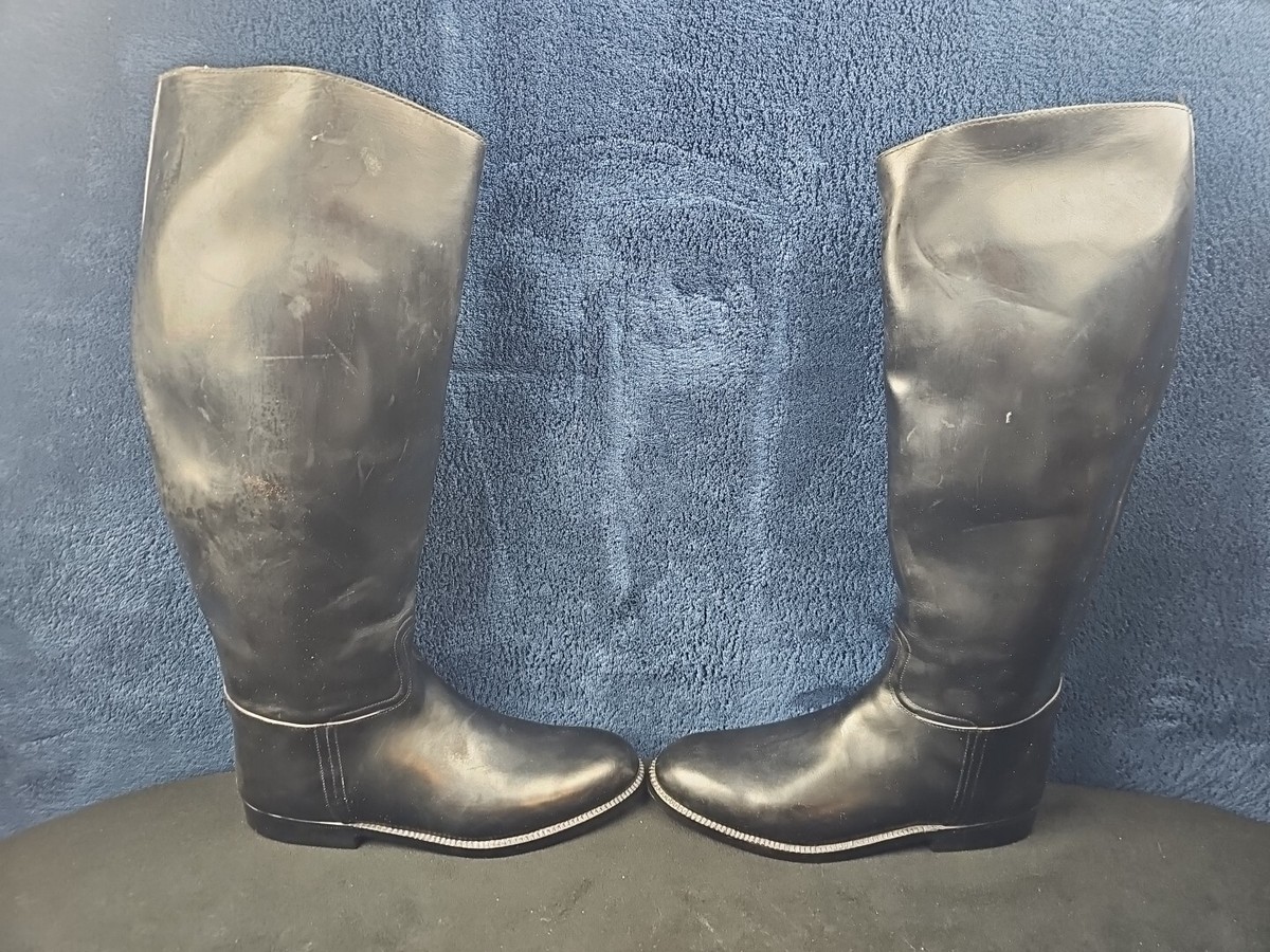 Bottes D'équitation Aigle Coupe Saumur Pour Femme - Taille EU 40 / US 6.5 - Noir