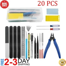Model Tool Kit - Hobby Building Tool Hardware Basic Set with Hobby Clippers