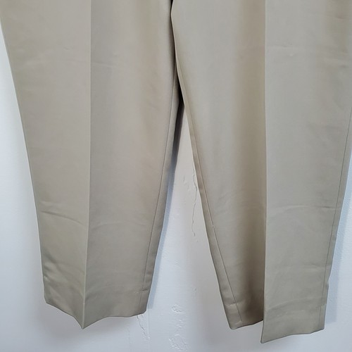 Arrow Pants Men's 38x30 Beige Stretch Waist Formal Workwear Chino Bottoms - Picture 3 of 12