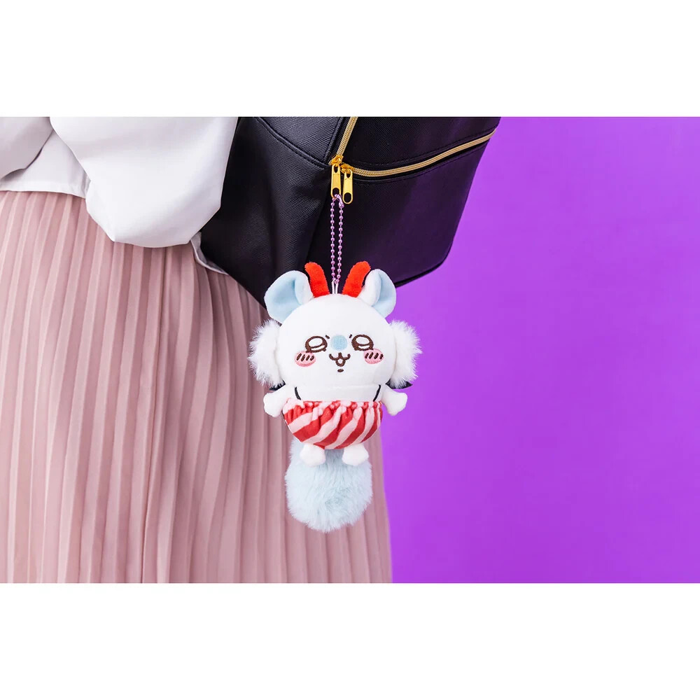 Chiikawa Momonga Halloween Devil Mascot 18cm Plush Key Chain