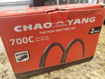 #ad Chao Yang 700c Road Bike Tire Nylon Breaker Shark Skin Set $79.00