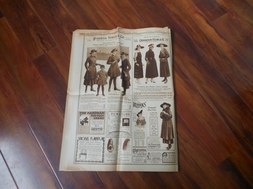 New York Times Picture Section, Rotogravure: Part 4 Oct 22, 1916 WWI Era NYT#2 - Picture 7 of 7