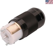 LL550C 50 Amp Generator Connector Female, Bla...