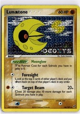 Pokemon TCG EX Deoxys *DMG! Lunatone 36/107 Uncommon DMG *Scan