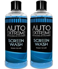 2 x SCREEN WASH LIQUID 800ML READY TO USE WINDSCREEN CLEANER FOR CARS AUTO EXTRE