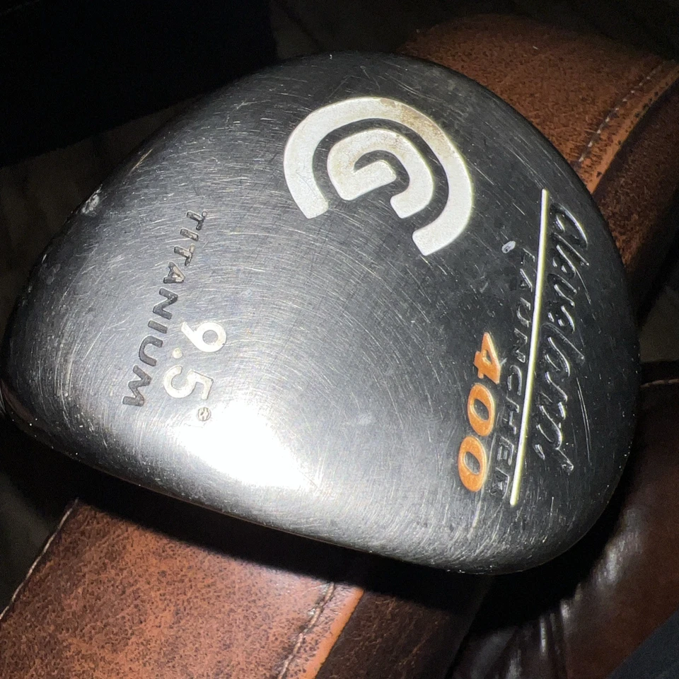 Used Cleveland Launcher 400 Titanium Driver 9.5° Stiff 65g Graphite Golf Club G4 - Image 2 of 4