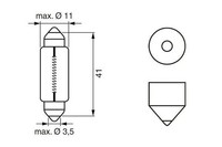 Bosch 1 987 302 210 Kfz-GlüHlampe FüR Seat Skoda
