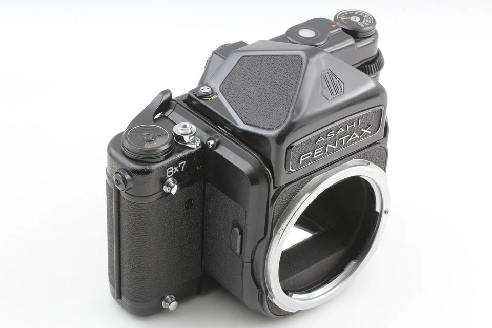 [Exc+5 con empuñadura] Empuñadura de lente PENTAX 6x7 67 TTL espejo SMC T 105 mm F2,4 de JAPÓN Foto 4 de 4