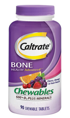 $ale - Caltrate Bone Health Advanced 600 + D3 Calcium 90ct Tablets Expire 02-26